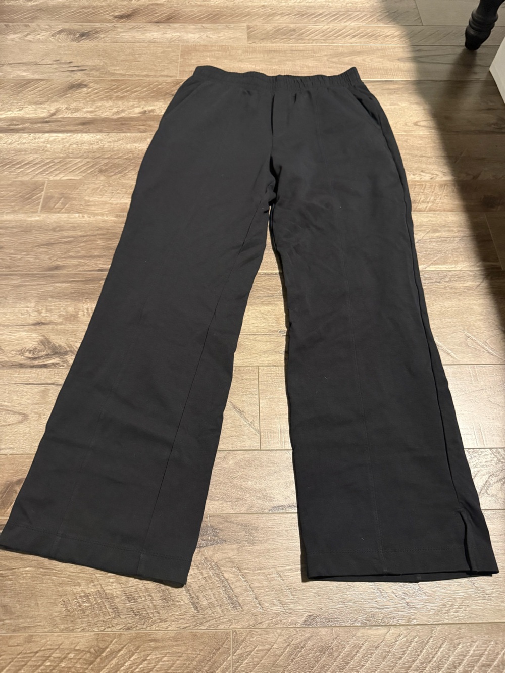 Old Navy Active Dynamic Fleece Classic Black Wide Leg Sweats Tall